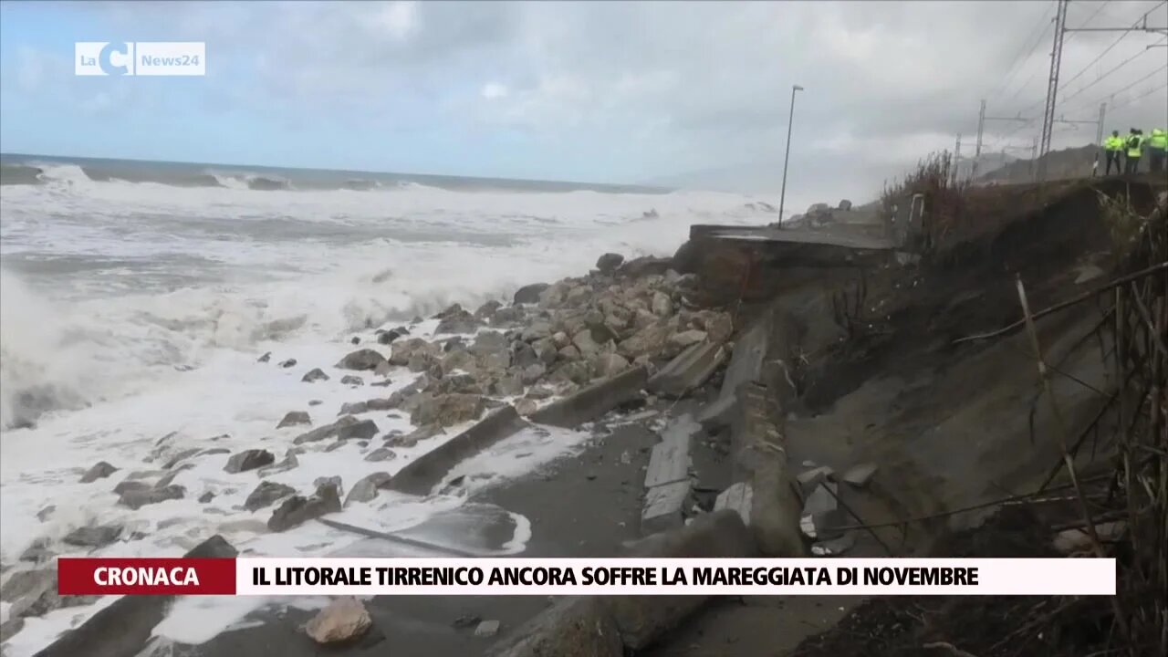 Tirreno cosentino il litorale soffre ancora i danni del maltempo