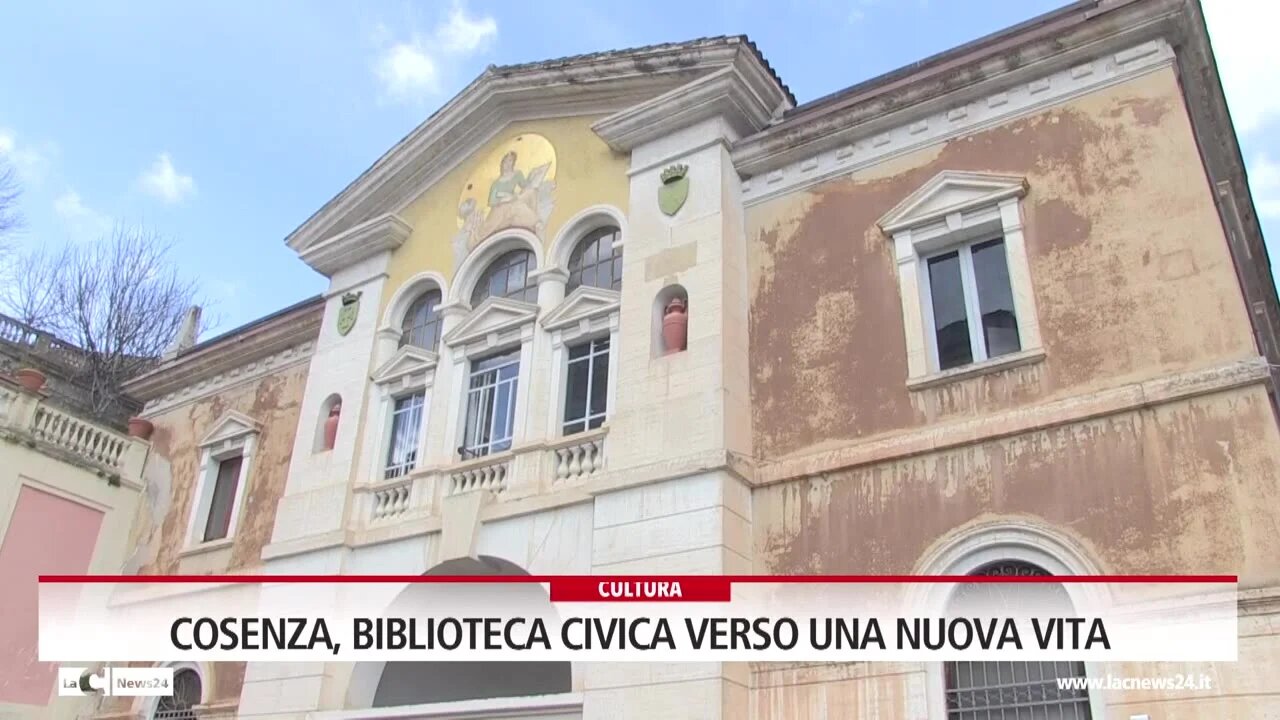 Cosenza la Biblioteca civica verso il restyling 250mila libri