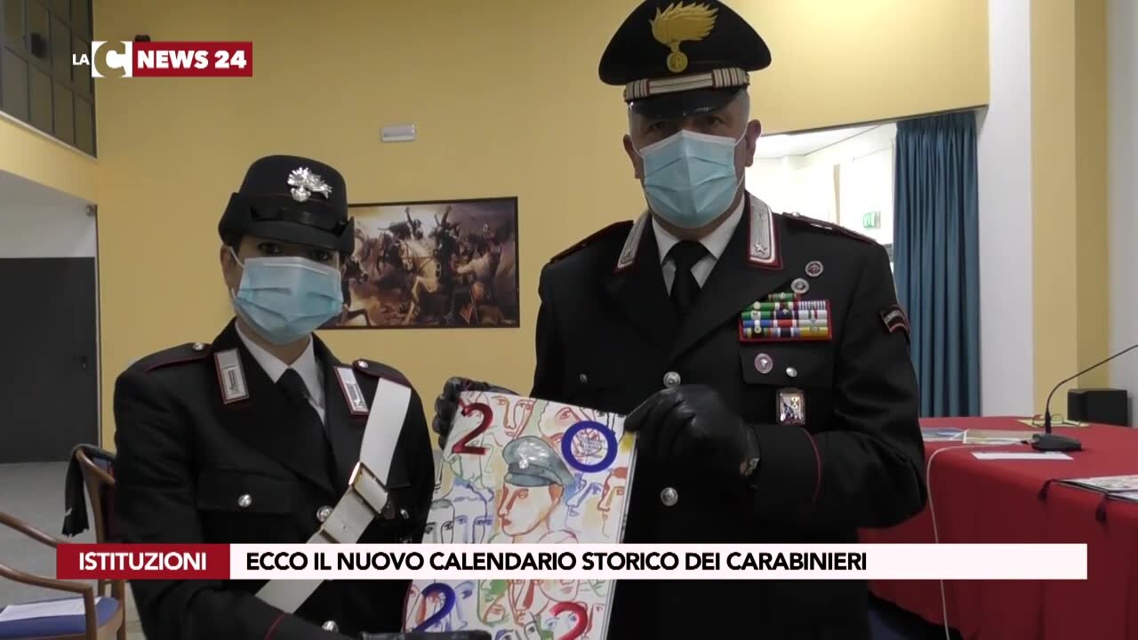 Presentato il calendario dell'Arma: celebra i 200 anni del primo  Regolamento dei carabinieri